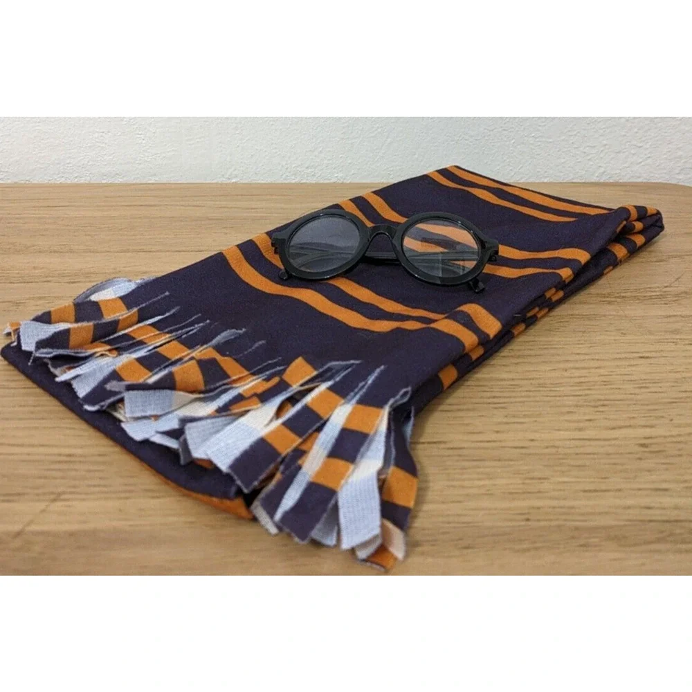 Harry Potter Scarf and Glasses Costume Wizarding World Hogwarts Halloween Party